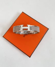 Hermès Clic Clac Bracelet Grey