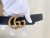 Gucci GG in Medium Black Leather Belt