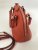 Gucci mini handbag in red-orange leather