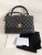 Chanel CoCo 10.5” Black Caviar Gold Brushed Hardware