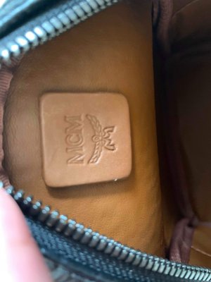 MCM Mini Backpack Black Leather