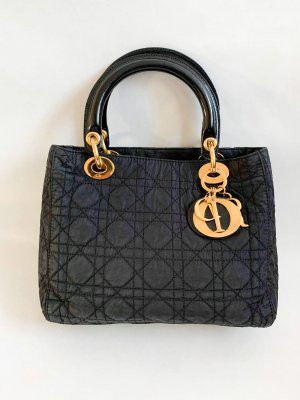 Lady Dior Cloth Handbag