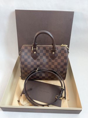 Louis Vuitton Speedy 25 Bandolier Damier Canvas