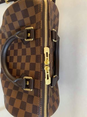 Louis Vuitton Speedy 25 Bandoliere Damier Canvas
