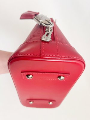 Louis Vuitton Alma BB in Red Framboise Epi leather