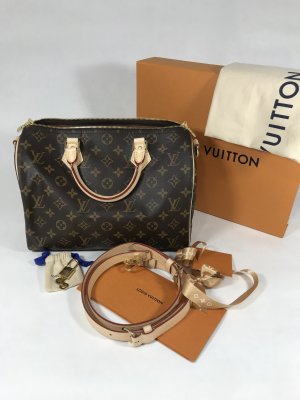 Louis Vuitton Speedy 30 Monogram Canvas Bandeliere
