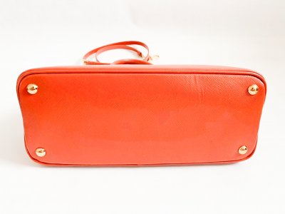 Prada Alma Saffiano Leather Orange