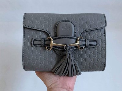 Gucci Emily Leather Crossbody Bag