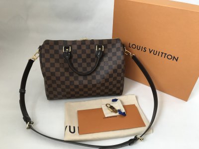 Louis Vuitton Speedy 30 Bandolier Damier Canvas