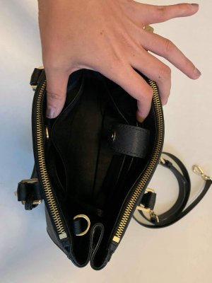 Michael Kors Ava Medium Black Leather