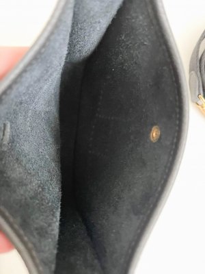 Hermes Mini Everlyn 16 in Black Leather and Gold Hardware