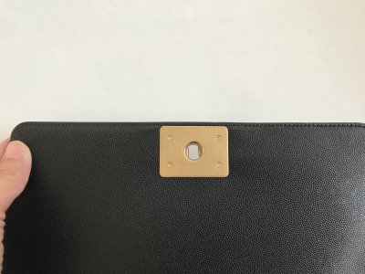 Chanel Boy 10 Black Caviar GHW