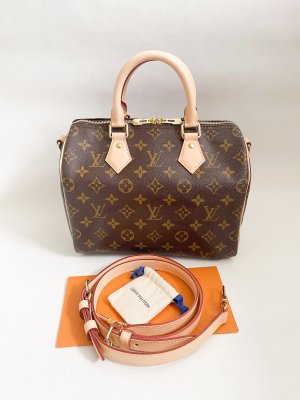 Louis Vuitton Speedy 25 Bandolier Monogram Canvas