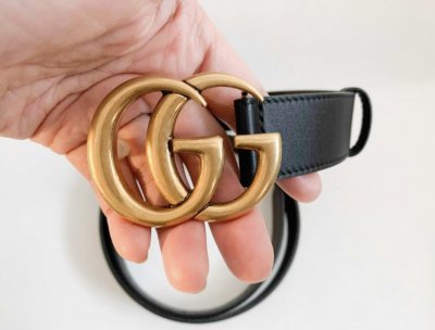 Gucci GG Black Belt Medium size 80