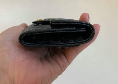 Chanel Classic Flap Coin Purse Black Caviar