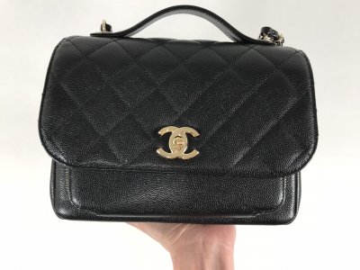 Chanel Business Affinity Black Caviar