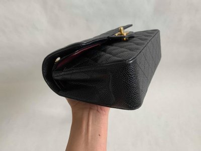 Chanel Timeless Classic Small in Black Caviar GHW