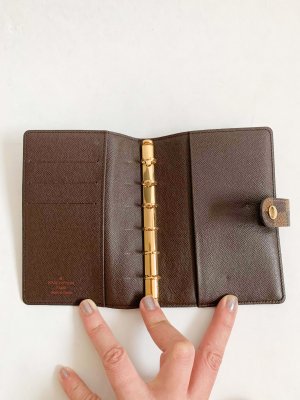 Louis Vuitton Small Ring Agenda Cover Damier Canvas