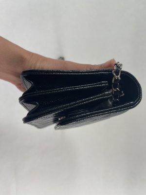 Chanel WOC Black Caviar SHW