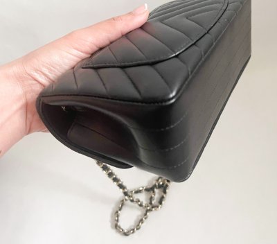 Chanel Classic 8 Black Lamb Leather GHW