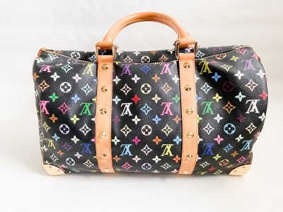 Louis Vuitton KeepAll 45 in Black Multicolor