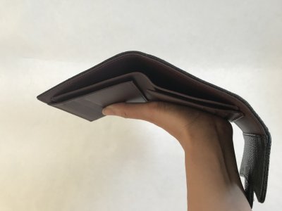 Chanel Wallet Doubled fold black caviar