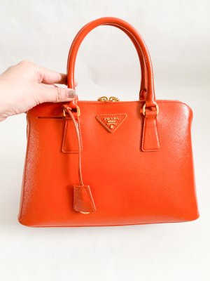 Prada Alma Saffiano Leather Orange