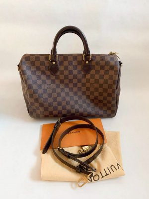 Louis Vuitton Speedy 35 Bandoliere Damier Canvas