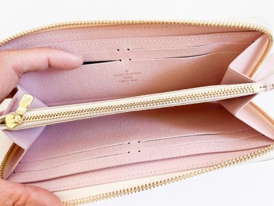 Louis Vuitton Clemence Wallet in Damier Azur Canvas