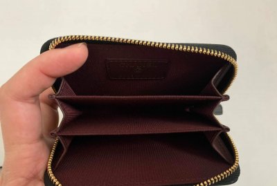 Chanel Zippy Coin Purse Black Caviar