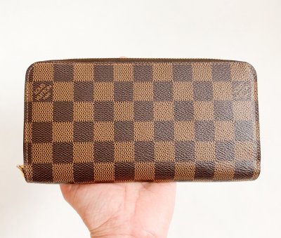 Louis Vuitton Zippy Long Wallet Damier Canvas