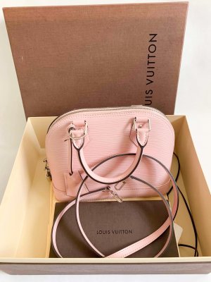 Louis Vuitton Alma BB EPI PINK Leather