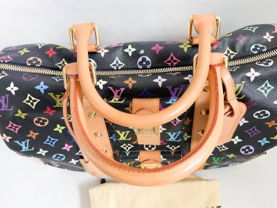 Louis Vuitton KeepAll 45 in Black Multicolor