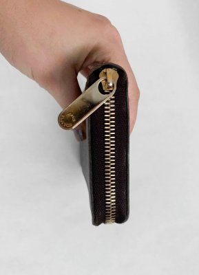 Louis Vuitton Zippy Wallet in Damier Canvas