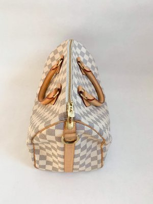 Louis Vuitton Speedy 30 Bandoliere Azur Damier Canvas