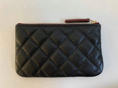 Chanel Small Pouch Black Caviar