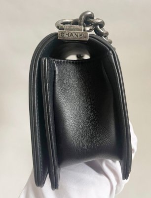 Chanel Boy Black Lamb Leather