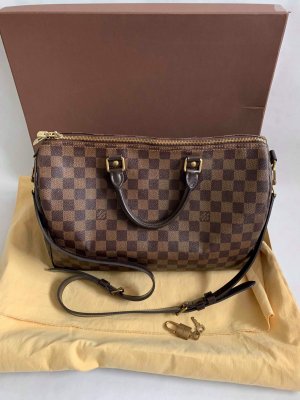 Louis Vuitton Speedy 35 Bandolier Damier Canvas