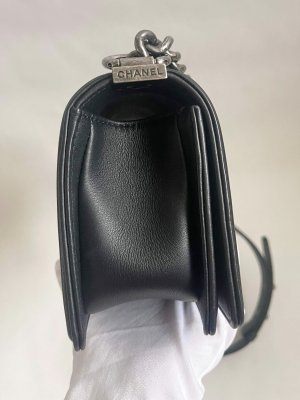 Chanel Boy Black Lamb Leather