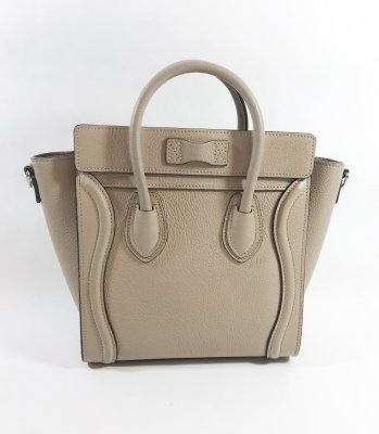 Celine Nano in Beige Calf Leather
