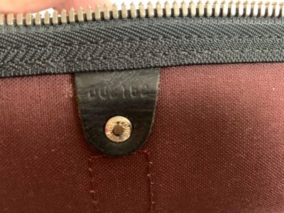 Louis Vuitton KeepAll 45 in black monogram canvas