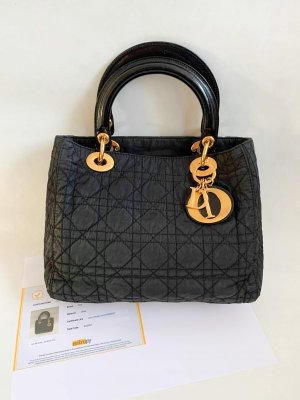 Lady Dior Cloth Handbag