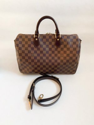Louis Vuitton Speedy 35 Bandoliere Damier Canvas