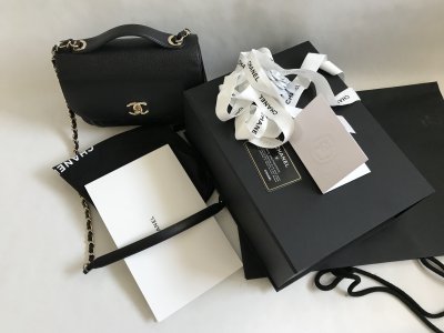 Chanel Business Affinity Black Caviar