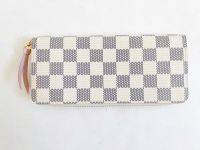 Louis Vuitton Clemence Wallet in Damier Azur Canvas