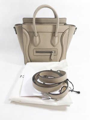 Celine Nano in Beige Calf Leather
