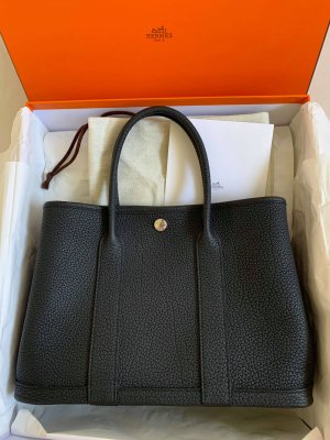 Hermes Garden Party 30 Black