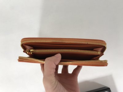 Prada Zippy Wallet Light Brown