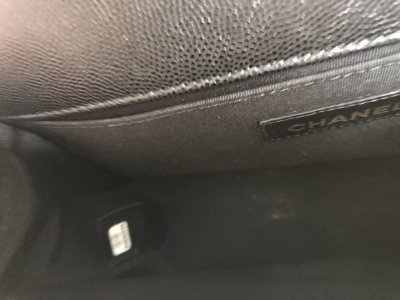 Chanel Boy 10 Black Caviar GHW