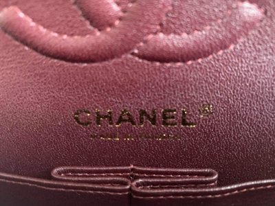 Chanel Classic 9 Dubble Flap Black Lamb Leather